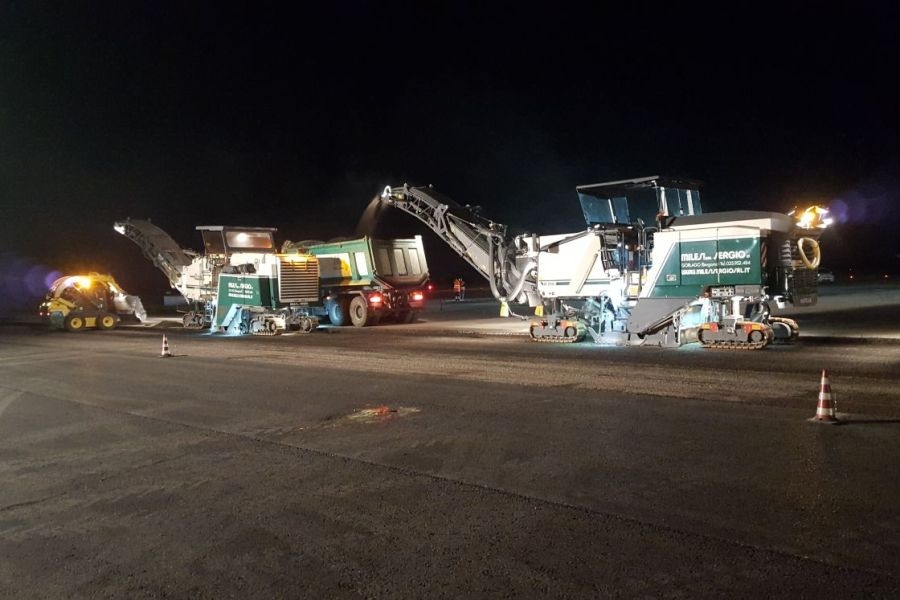RIQUALIFICA TESTATA PISTA 22 e RACCORDI T B K W e Y dellAEROPORTO DI VERONA